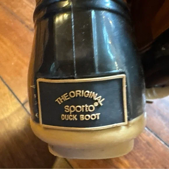 Sporto Sz 8 M Women's Duck Boot Brown Arianna The Original Waterproof Flannel - Picture 5 of 6